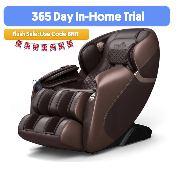 Relaxe Zero-Gravity Shiatsu Massage Chair With Heating (SL-Track) (UK)