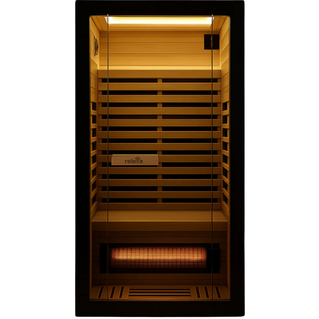 Relaxe Caldera™ Full Spectrum Infrared Sauna With Red Light Therapy Panel