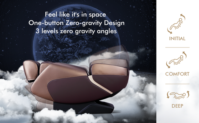 Relaxe Zero-Gravity Shiatsu Massage Chair With Heating (SL-Track) (EU)